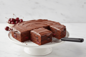 ciasto czekoladowe z wiśniami