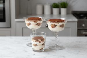 szybkie tiramisu w pucharkach