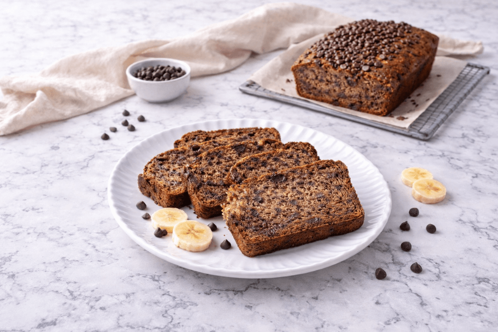 Chlebek bananowy z czekoladą