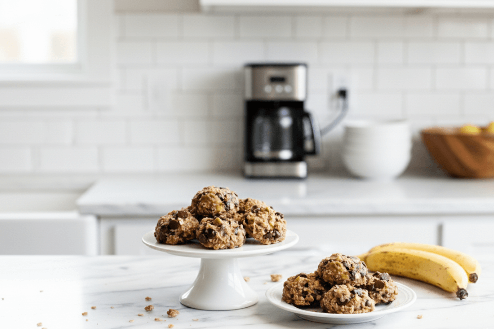 Ciasteczka owsiane z bananem