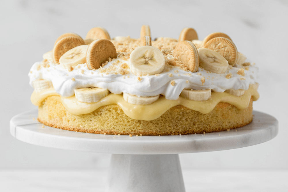 Ciasto bananowy pudding