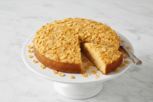 ciasto z płatkami kukurydzianymi