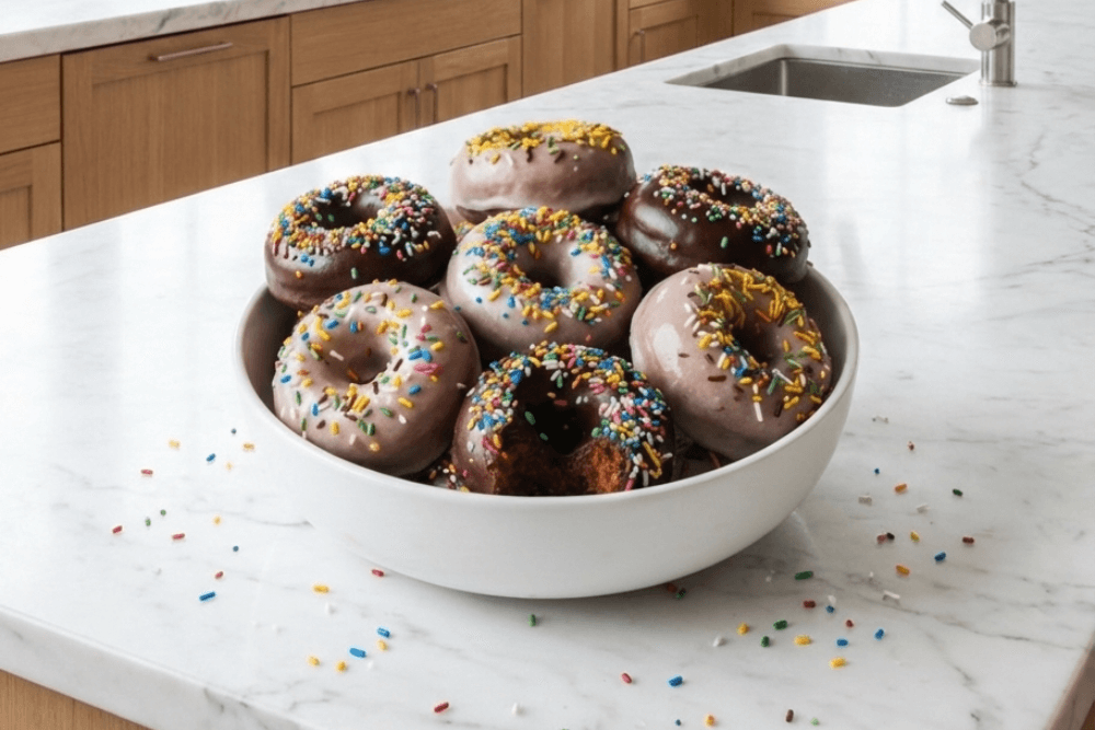 Fit pączki z piekarnika