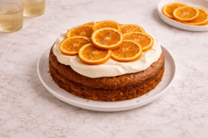 wilgotne ciasto pomarańczowe