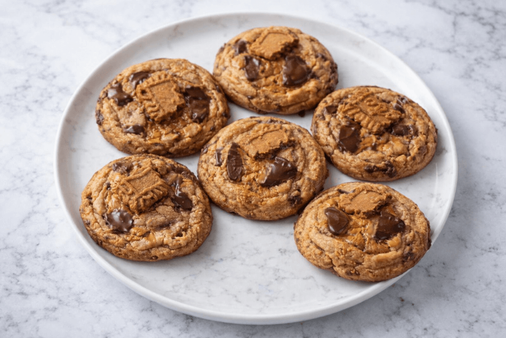 Ciastka lotus z czekoladą