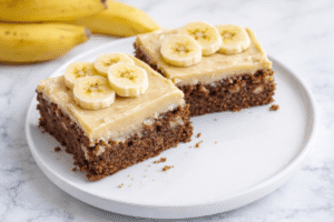 brownie z bananami