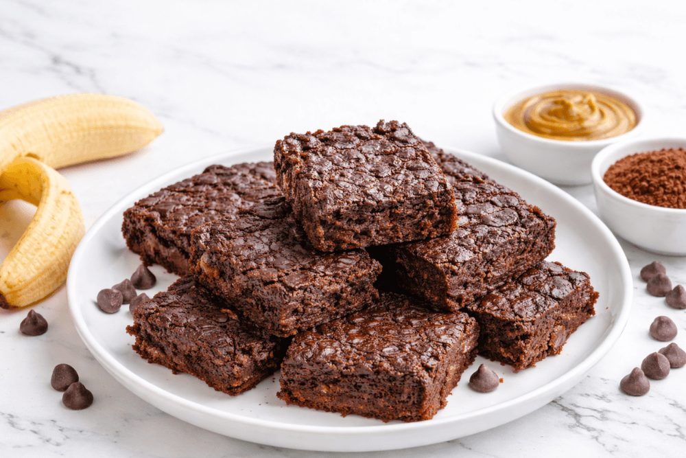 Fit brownie z 3 składników